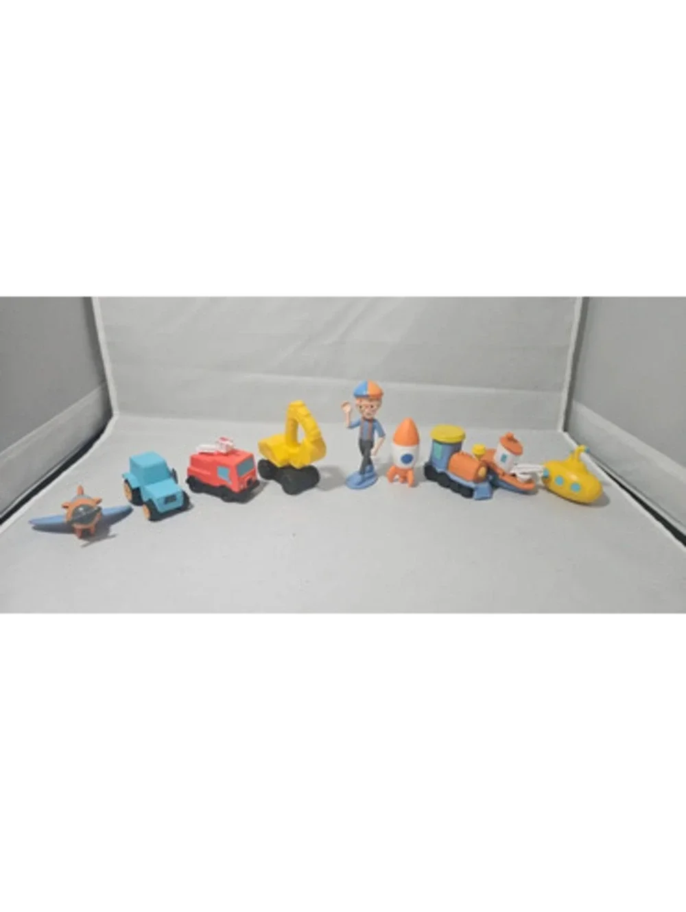 Blippi Mini Vehicle Toy Lot Figure Train Excavator Rocket & More